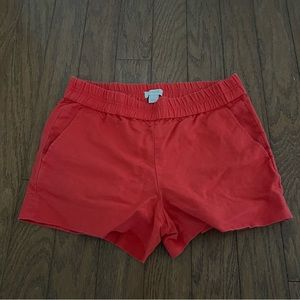 J Crew Salmon Linen pull on Shorts